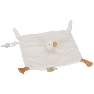 Little Dutch knuffeldoekje Newborn Naturals Goose Off-White unisex