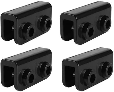 Dailygoods- Connector 4-delige Set - Vervangende Connectoren - Pop Up Gazebo - Rechte Hoek - Duurzaam ABS Materiaal - Gebruiksvriendelijk Ontwerp - Prieelconnector