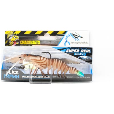 Chasebaits Flick Prawn Heavy 95 mm 7 gram Zinkend Kunstaas 02 (8381)