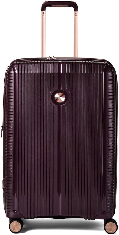 Polestream Paris 4 wielen Trolley 69 cm met uitbreidingsplooi - Harde bagage - TSA slot - amethyst metallic