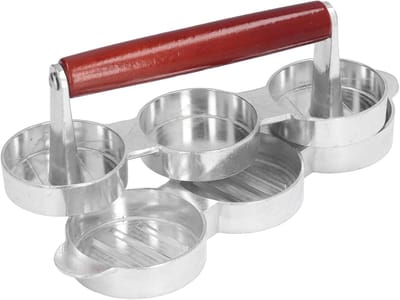 Mini Burger Makers - Pasteitjes Vorm - Hamburgers Maken - Draagbaar Ontwerp - 401 gram - Niet gespecificeerd