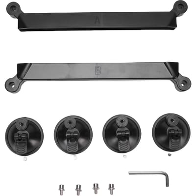 Support Ventouse Satellite pour Pare-brise de Voiture Toit Ouvrant ABS Kit de Montage Ventouse pour Antenne Parabolique Satellite pour