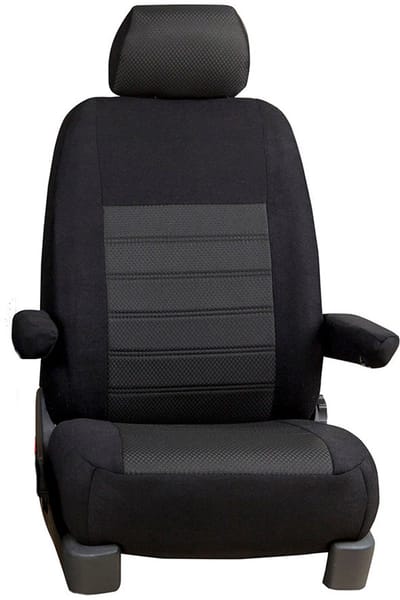 Pasvorm stoelhoezen Renault Master 2010-2024 - Stof zwart