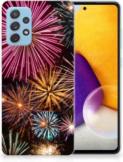 Samsung Galaxy A72 Silicone Back Cover Vuurwerk
