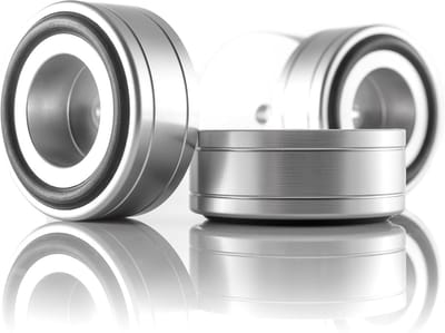 Apparaatvoeten - Audio Absorber - Trillingsdemping - Massief Aluminium - 39x16 mm - Zilver