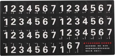 Notenstickers voor Piano en Keyboard - Ideaal voor Beginners en Kinderen