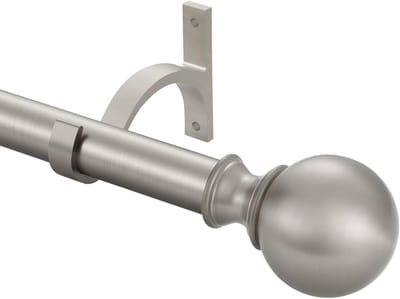Uitschuifbare Gordijnroede - Decoratief en Verstelbaar van 2,5 cm tot 213 cm