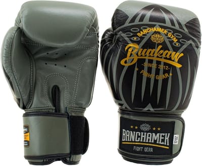Buakaw Benchamek Bokshandschoenen Army Green