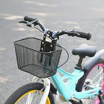 Fietsmand Kinderen - Fietsmand Afneembaar - Fietsen en Uitstapjes - Waterdichte Metalen Constructie - 27 x 18 x 16 cm