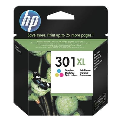 HP 301XL / CH564EE - High Yield (Cyan Magenta Yellow) Inkt