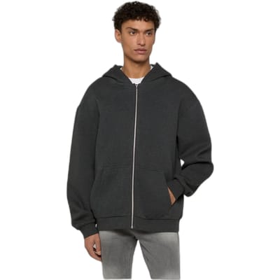 Urban Classics - Fluffy Vest met capuchon - S - Grijs