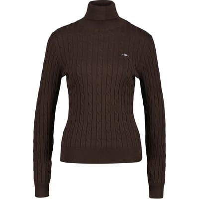 Dames col roulé in stretch katoenzijde Gant