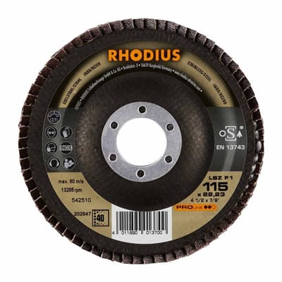 RHOD slijpschijf F1 115, schuren, diam schijf 115mm