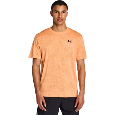 Under Armour Tech T-shirts Heren - Oranje - Maat S - Poly Jersey