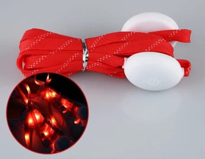 *** Veters met LED verlichting - Lichtgevende veters - 70CM - Coole Hippe veters - op batterijen- Sprankelend trendy - van Heble® ***