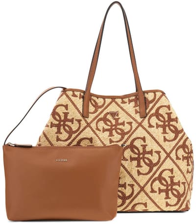 GUESS shopper Kirsten 2 in 1 Tote Natural / Caramel bruine