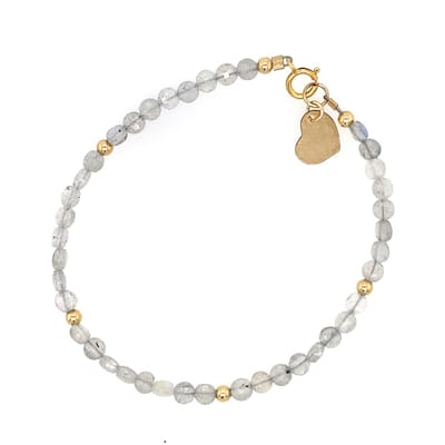 Pat's Jewels Armband - Armband Dames - Kralen Armband - Elastiek Armband - Keramiek - Geel - Okergeel