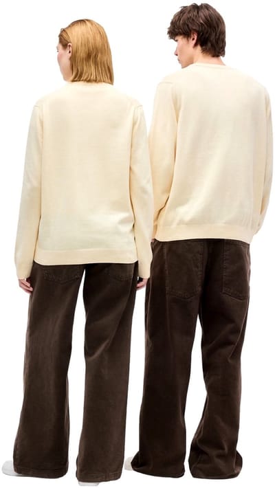 Lacoste Regular fit crew neck sweater - naturel clair