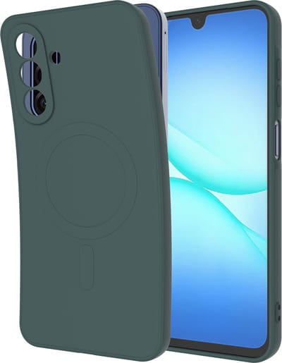 Just in Case hoesje geschikt voor Samsung Galaxy A17 (4G / 5G) Hoesje geschikt voor MagSafe - Color Backcover - Groen