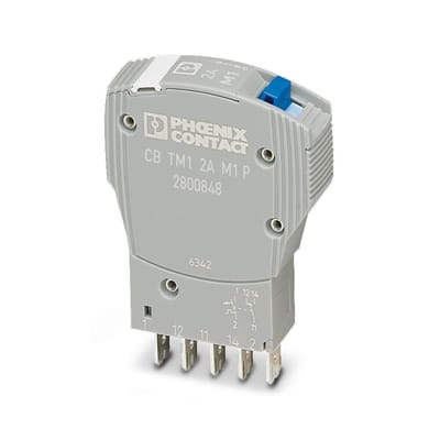 Phoenix Contact 2800848 CB TM1 2A M1 P Beveiligingsschakelaar Thermisch 250 V/AC 2 A 1 stuk(s)