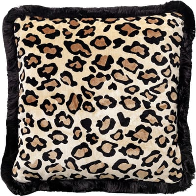 EVITA | sierkussen 45x45 cm | Pumice Stone | beige | dierenprint | Hoii | met duurzame kussenvulling