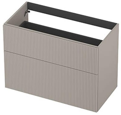 INK - Onderkast 2L A-sym Gelakt Gefr. Front - 900x450x650 Mm - Kasjmier Grijs