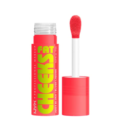 NYX Professional Make Up Fat Cheeks Peach Plunge Blush - Vloeibare Formule - Blijft tot 12 uur lang zitten - 8ml