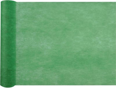 Santex Tafelloper op rol - donkergroen - 30 cm x 10 m - non woven polyester