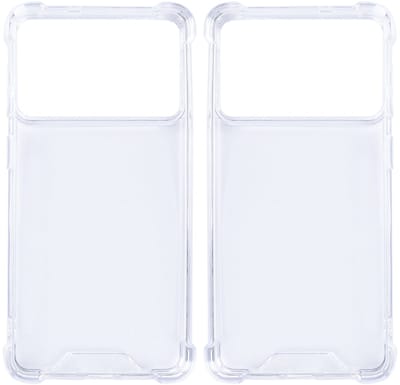 Rixus Anti-Burst Case For Samsung Galaxy S26 Edge Transparent