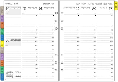 Weekly en Maandplanner 2026-2027 A5 Verticaal, 7-20 Uren, Notities, Contacten en Feestdagen Organiser met Tabs