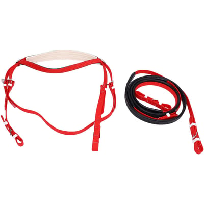 Paardenhalster PVC PU Leer Nylon Paardentuig met Paardenteugel voor Paardensportuitrusting