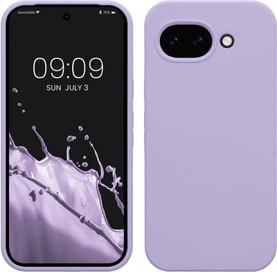 kwmobile telefoonhoesje geschikt voor Google Pixel 10a - Hoesje met siliconen coating - Smartphone case in lavendel