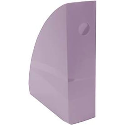 Exacompta MAG-CUBE Aquarel tijdschriftenmap, voor documenten in A4+ formaat, met grijpgat, kunststof, mauve, 6 st.