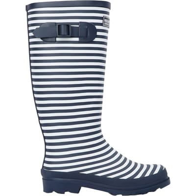 Regatta Dames/Dames Fairweather III Contrast Gestreepte Wellington Laarzen (Marine, Wit)