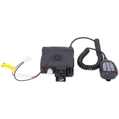 Mini Transmetteur-Récepteur Écran Couleur Double Bande Radio Mobile Radio Bidirectionnelle Multifonctionnelle pour Véhicule black