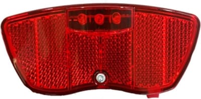 Tom Falkx Achterlicht LED - fietsverlichting - 80mm montage - inclusief batterijen