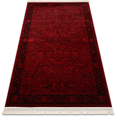 Kleden Rugsx ORIENT 5125 tapijt bordeauxrood / zwart Frame, 100x200 cm
