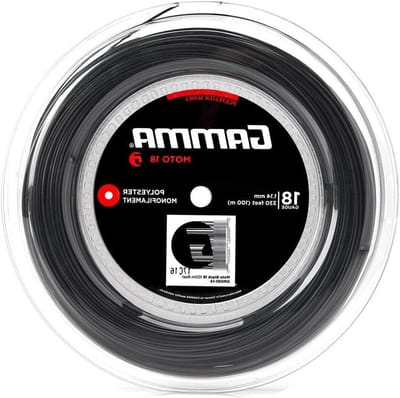 Tennis Snaren Rol - Monofilament Snaar - Tennissen - Optimale Power Spin - 100 Meter 114 - Zwart