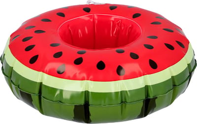 Boland - Opblaasbare bekerhouder Watermeloen - Kinderen en volwassenen - Verjaardag, Kinderfeestje, Themafeest, Tienerfeestje - Tropisch