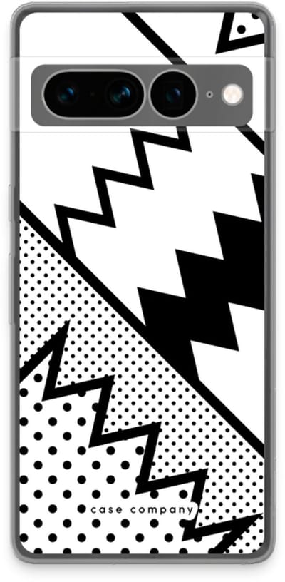 Case Company® - Hoesje geschikt voor Google Pixel 7 Pro hoesje - Pop Art #5 - Soft Cover Telefoonhoesje - Bescherming aan alle Kanten en Schermrand