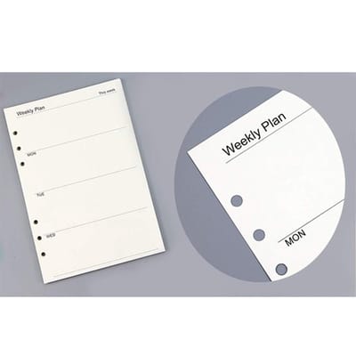 Dailygoody - Weekly Planner - A5 - 40 vellen - Notitieboek - Voor