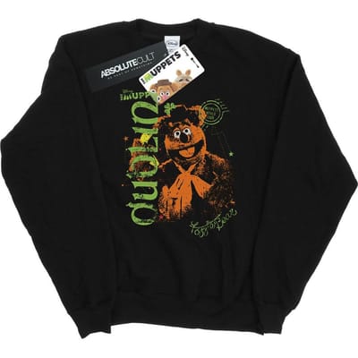 Disney Heren The Muppets Fozzie Bear In Dublin Sweatshirt (Zwart)