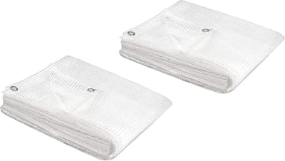 Afdekzeilen Set - Beschermhoezen - Buiten Beschermen - Waterdicht UV-bestendig - 2x 3x4m - Wit