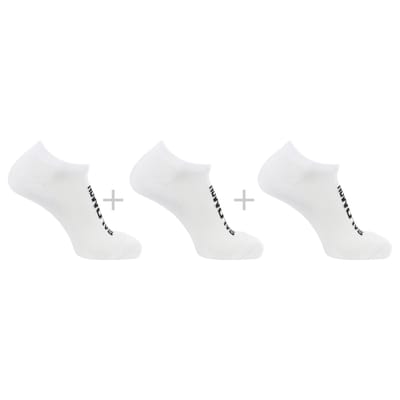 Salomon Everyday Low 3-Pack, sokken, wit