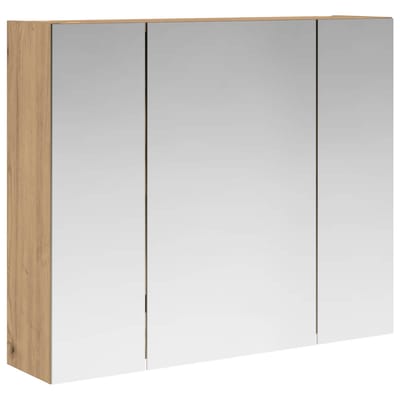 vidaXL - Badkamerspiegelkast - Artisanaal - eiken - 60 - x - 14,5 - x - 50 - cm