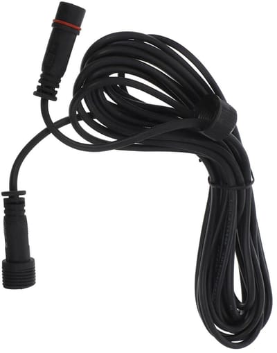 Verlengsnoer Zonnelamp - Tuinverlichting Kabel - Buitenverlichting Uitbreiden - Weerbestendig Ontwerp - 5 Meter - Zwart