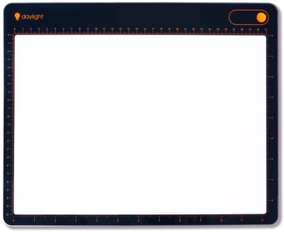 Daylight Tabla Go E35121 - Lichtbox - A4 formaat - Met accu- Dimbare led verlichting in 3 stappen - Zwart