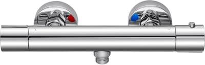 Sofetiy MAX Thermostatische Douchekraan - 15 cm - Waterbesparend - Met CoolTouch Technologie - Inclusief Koppelingen - Chroom