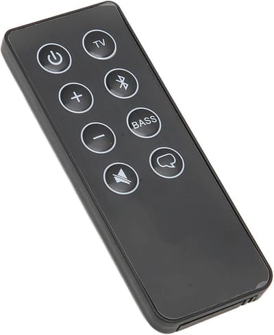 Vervangende soundbarafstandsbediening voor 5 10 15 soundbar - universele serie II - vervangende afstandsbediening voor luidsprekers - zwart - geluidssysteem
