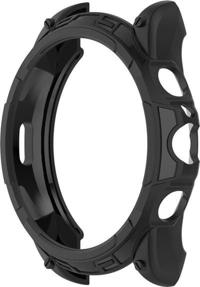 Beschermende watch case - hoesje - geschikt voor Fossil Gen 6 - 42 mm - zwart